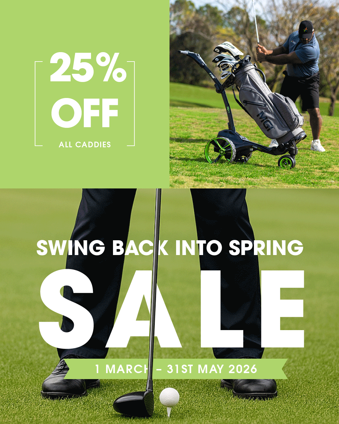 Refurbished Golf Caddies